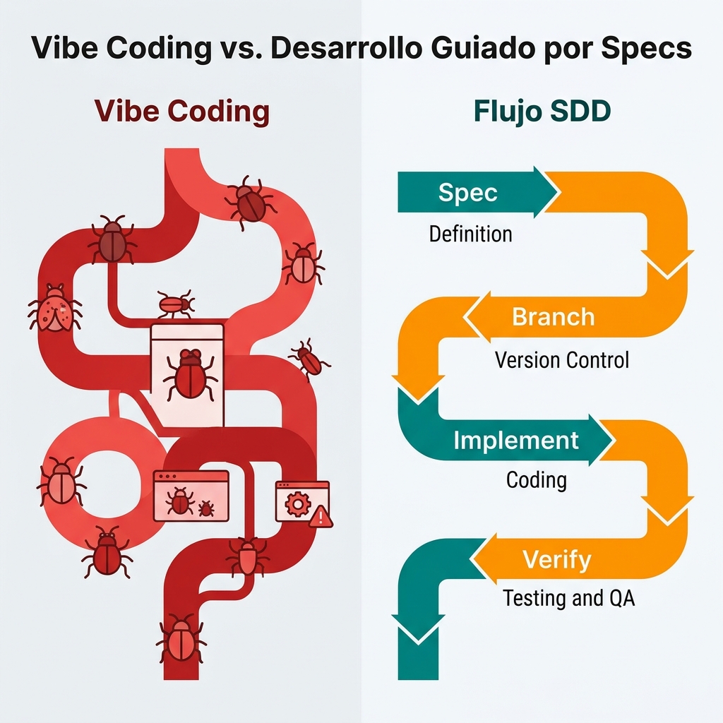 Desarrollo Impulsado por Especificaciones con IA Agéntica