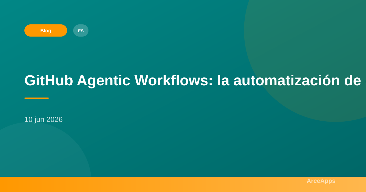 GitHub Agentic Workflows: la automatización de código con agentes de IA ...